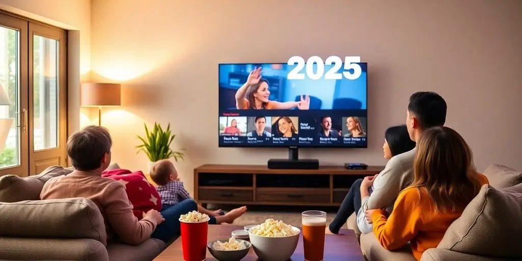 IPTV Prime 2025 - Family enjoying IPTV Prime 2025 in a cozy living room. (1)